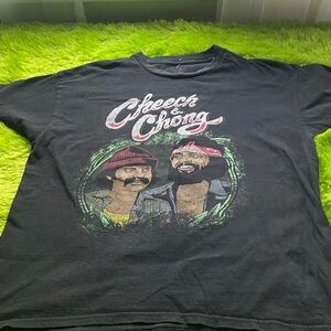 #124 Cheech & Chong Graphic T-Shirt - Black
